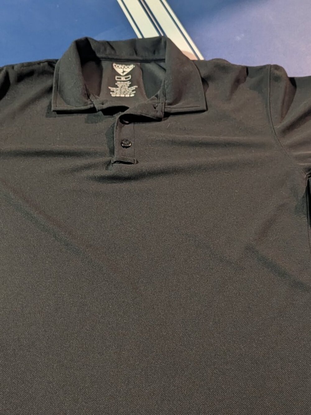 Mens Tactical Polo Grey, X-Large, Black (Color  is hard to tell in the picture)